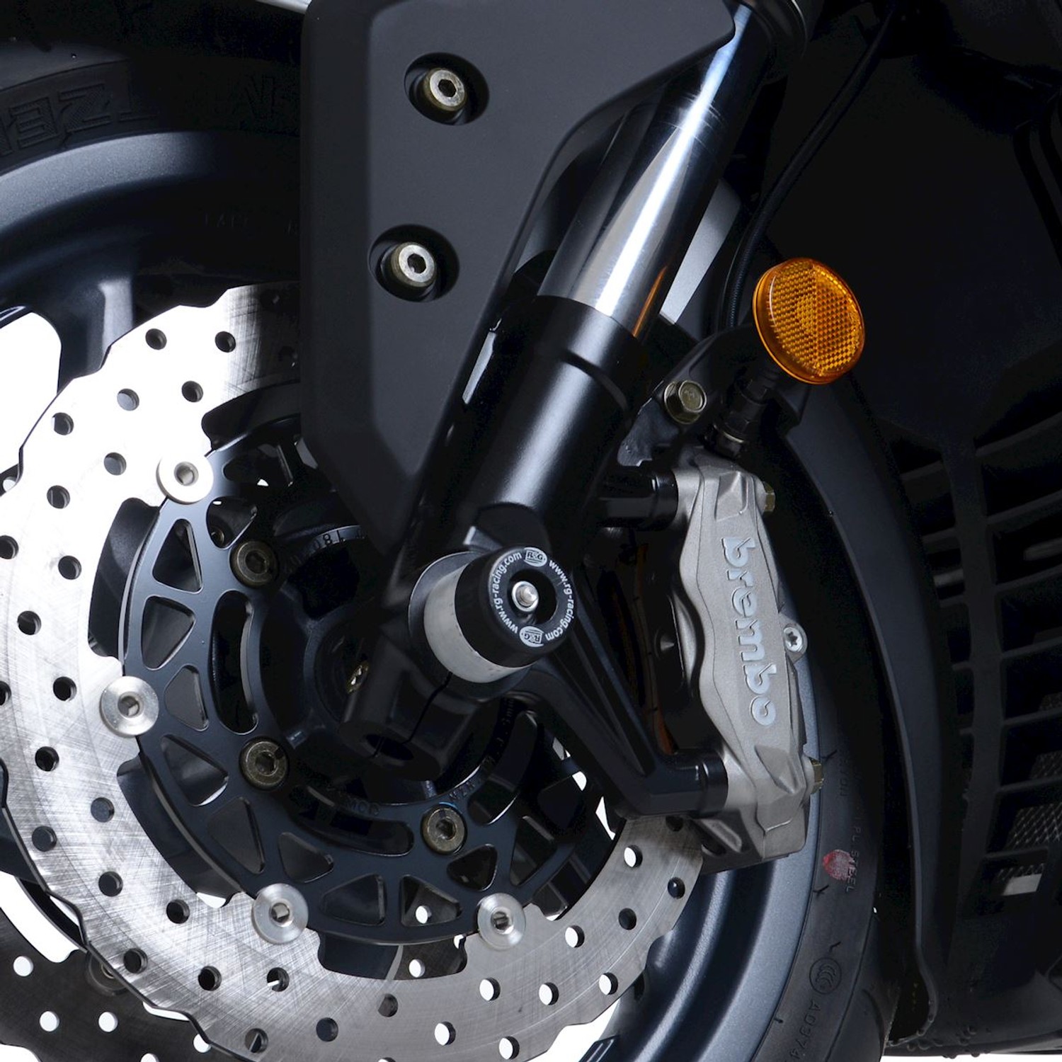 R&G Racing Fork Protectors for Kymco AK550 '18-'22 R&G Racing Fork Protectors for Kymco AK550 '18-'22